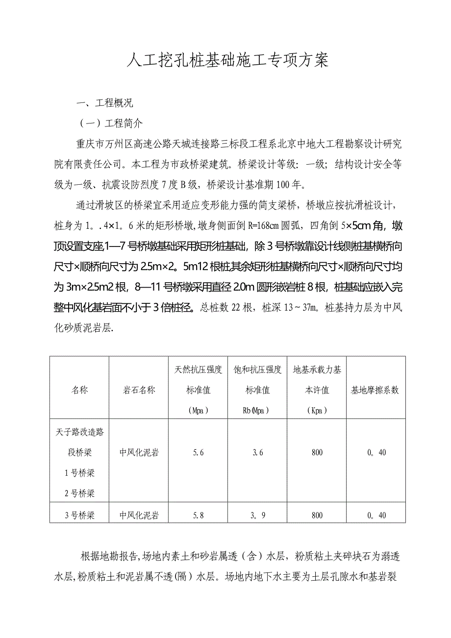 人工挖孔桩专项施工方案9更改)_第1页