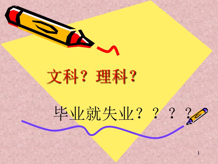 高中文理分科班会课件_第1页