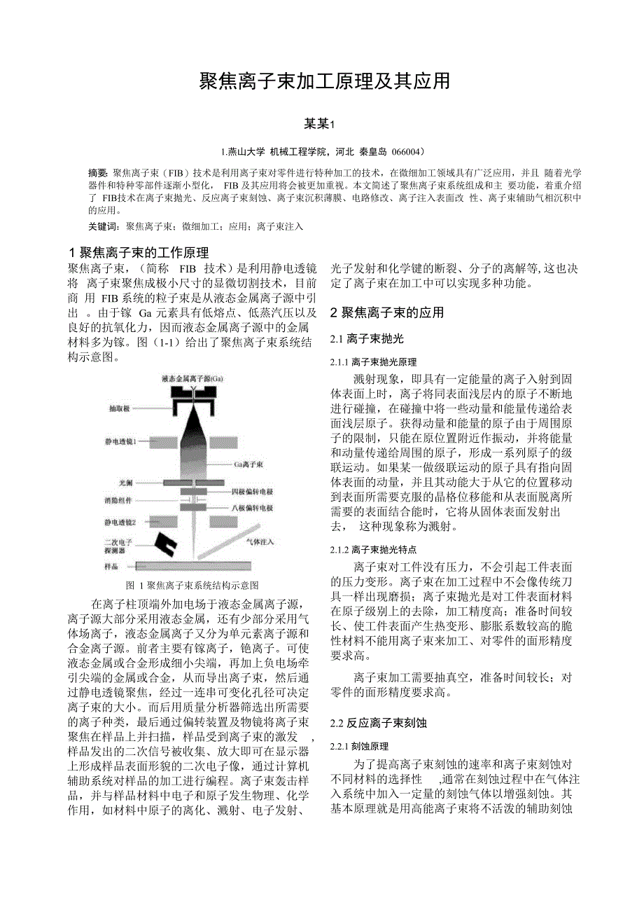 聚焦离子束小论文_第2页