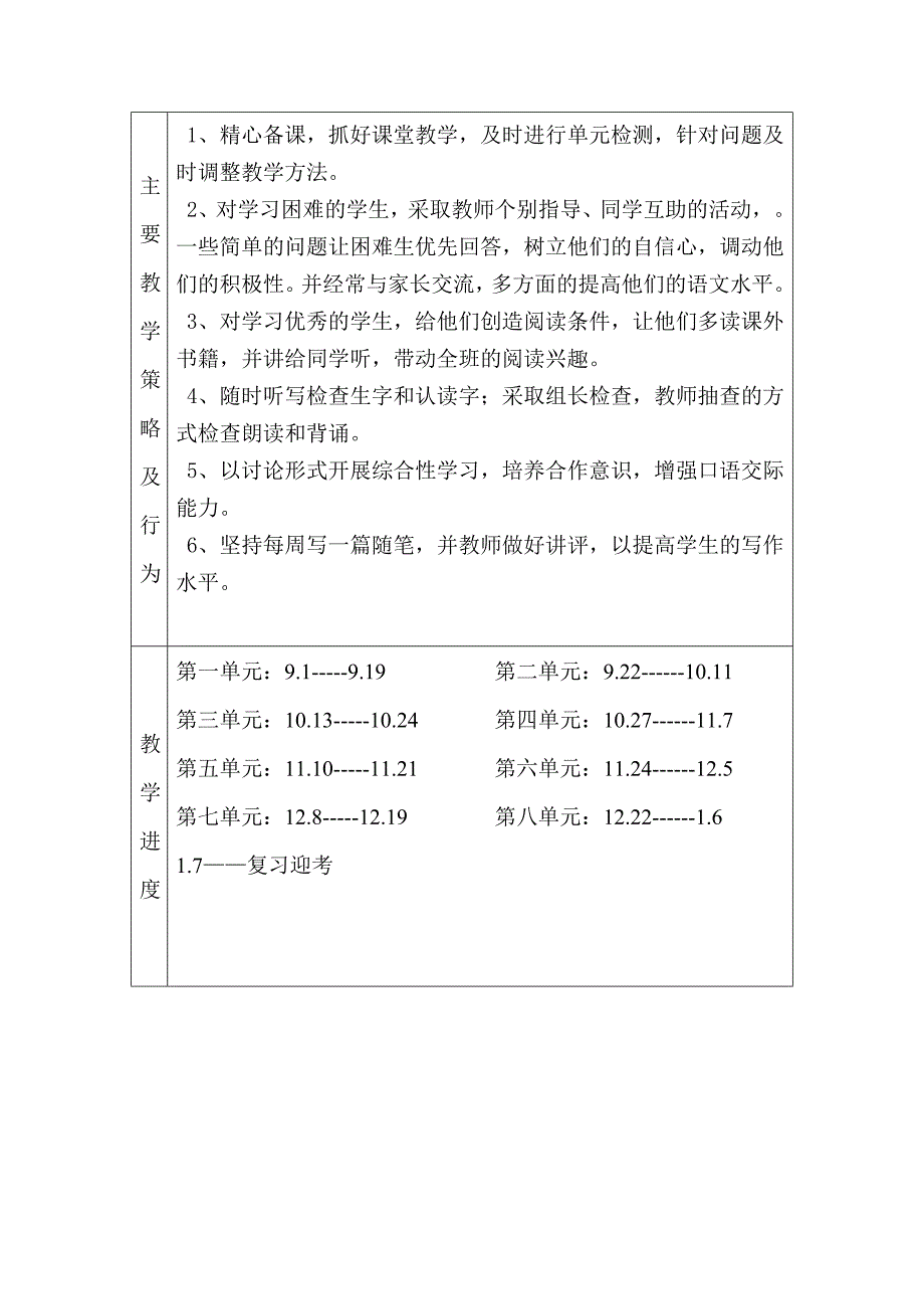 李素芬教学计划和读书计划_第2页