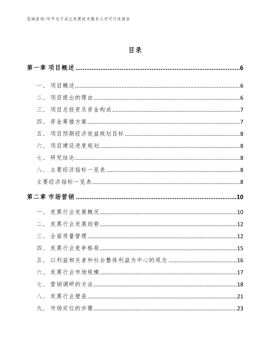 毕节关于成立炭黑技术服务公司可行性报告_第2页