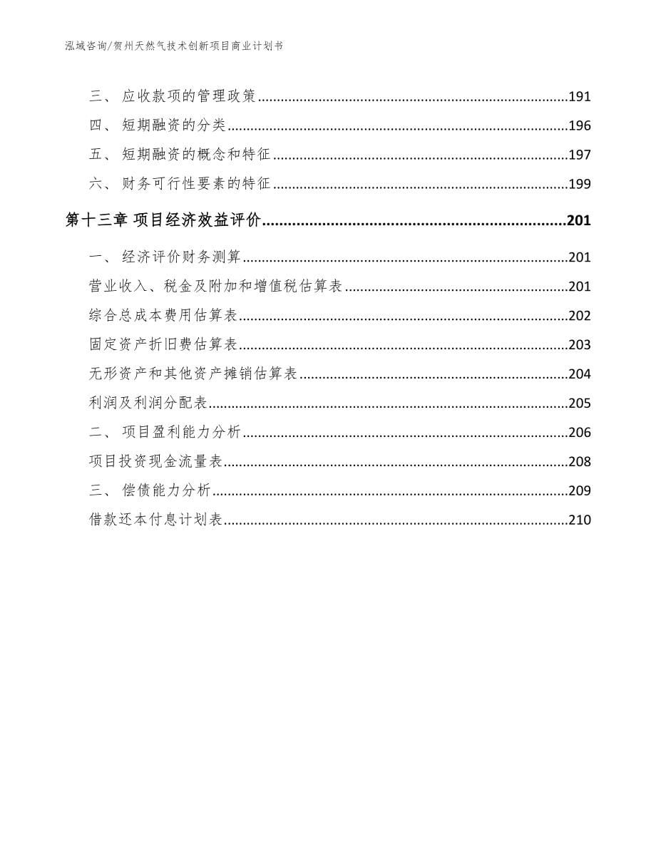 贺州天然气技术创新项目商业计划书_第5页