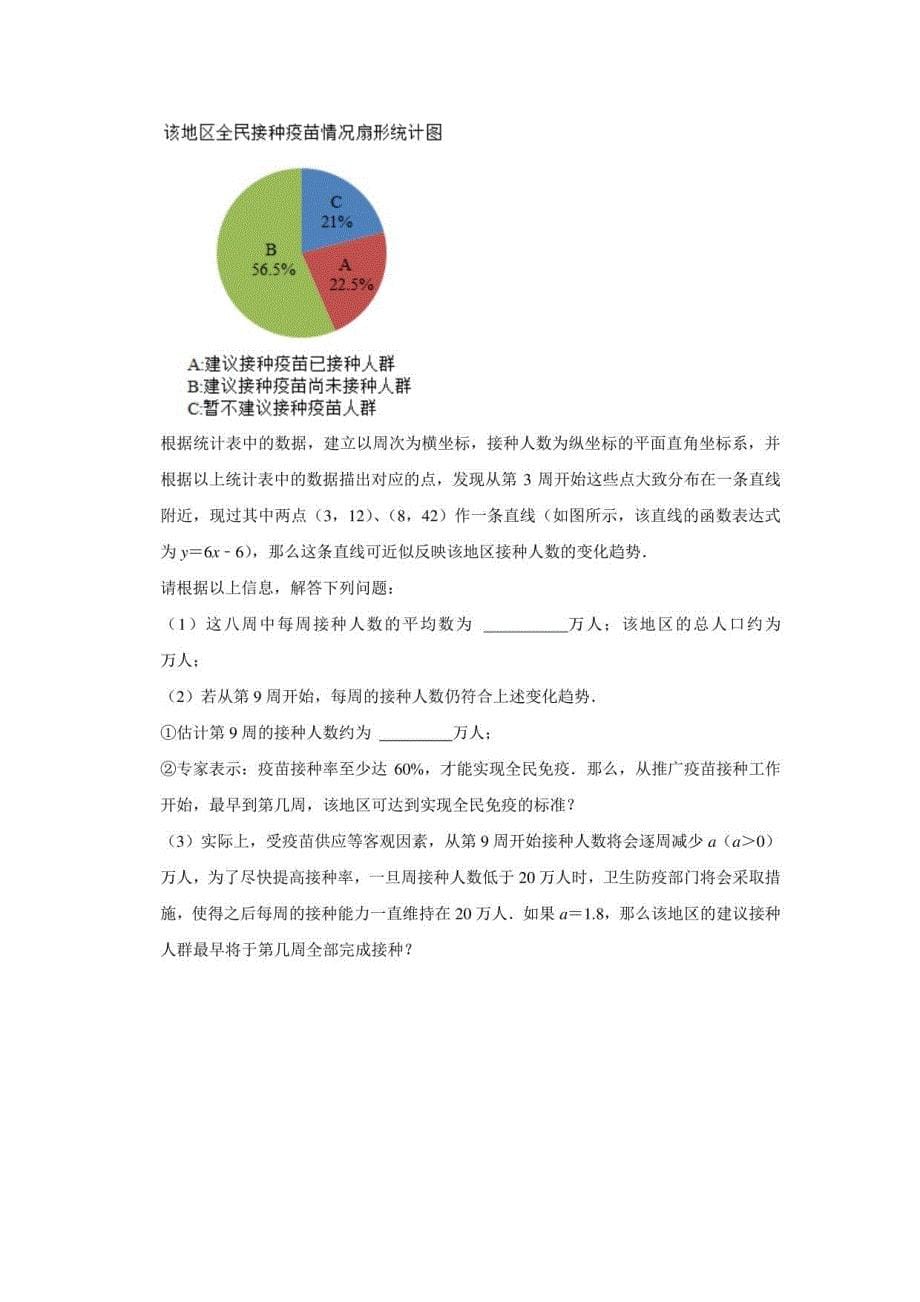 （2020、2021年）江苏省中考数学真题汇编05函数基础与一次函数_第5页