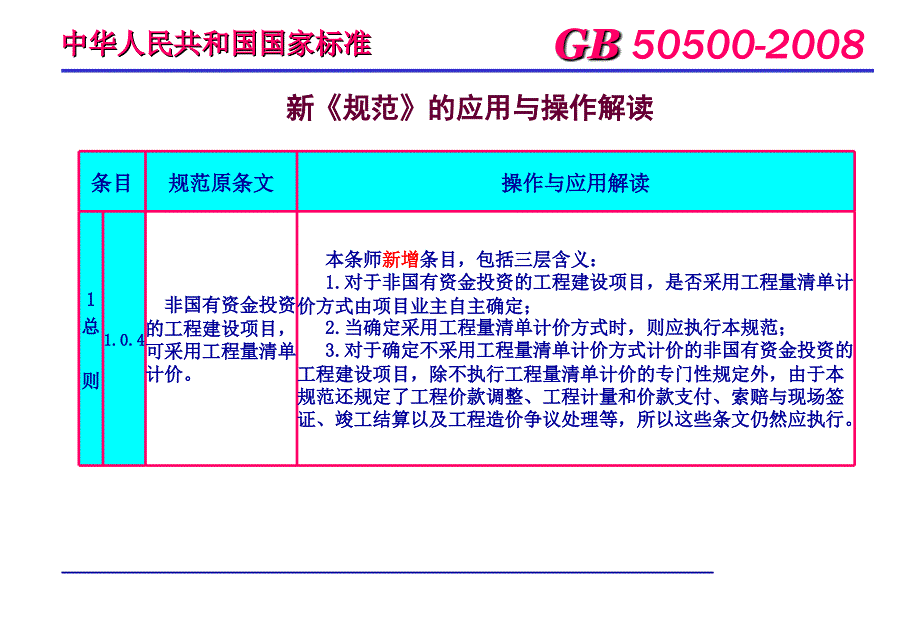 清单计价规范的应用与操作解读课件_第4页