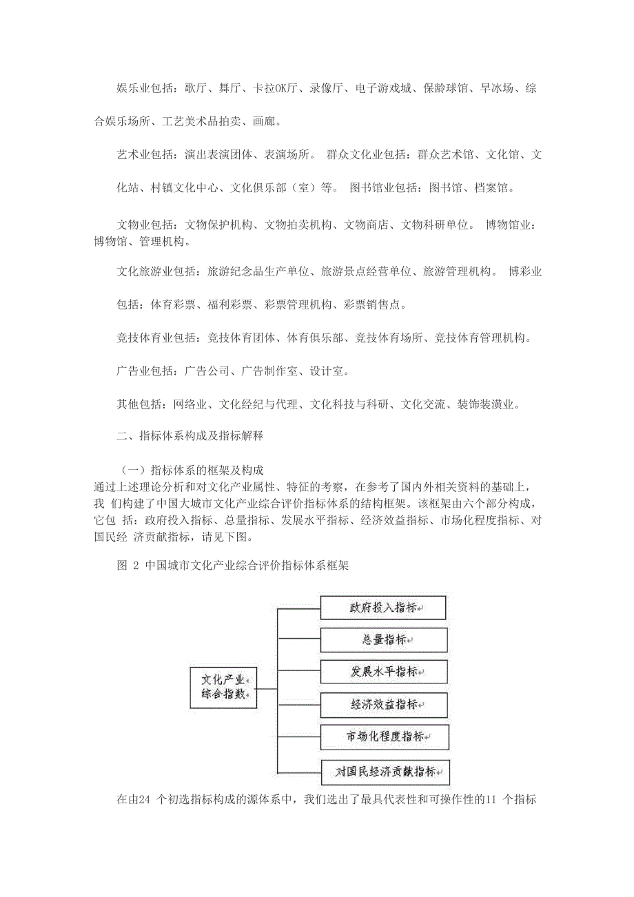 文化产业指标体系参考资料_第2页