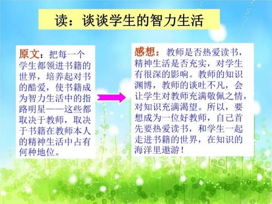 最新学习给教师的100条建议有感PPT课件_第4页