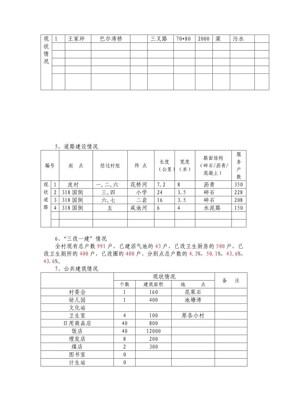 推荐社坪村整治建设规划说明_第5页