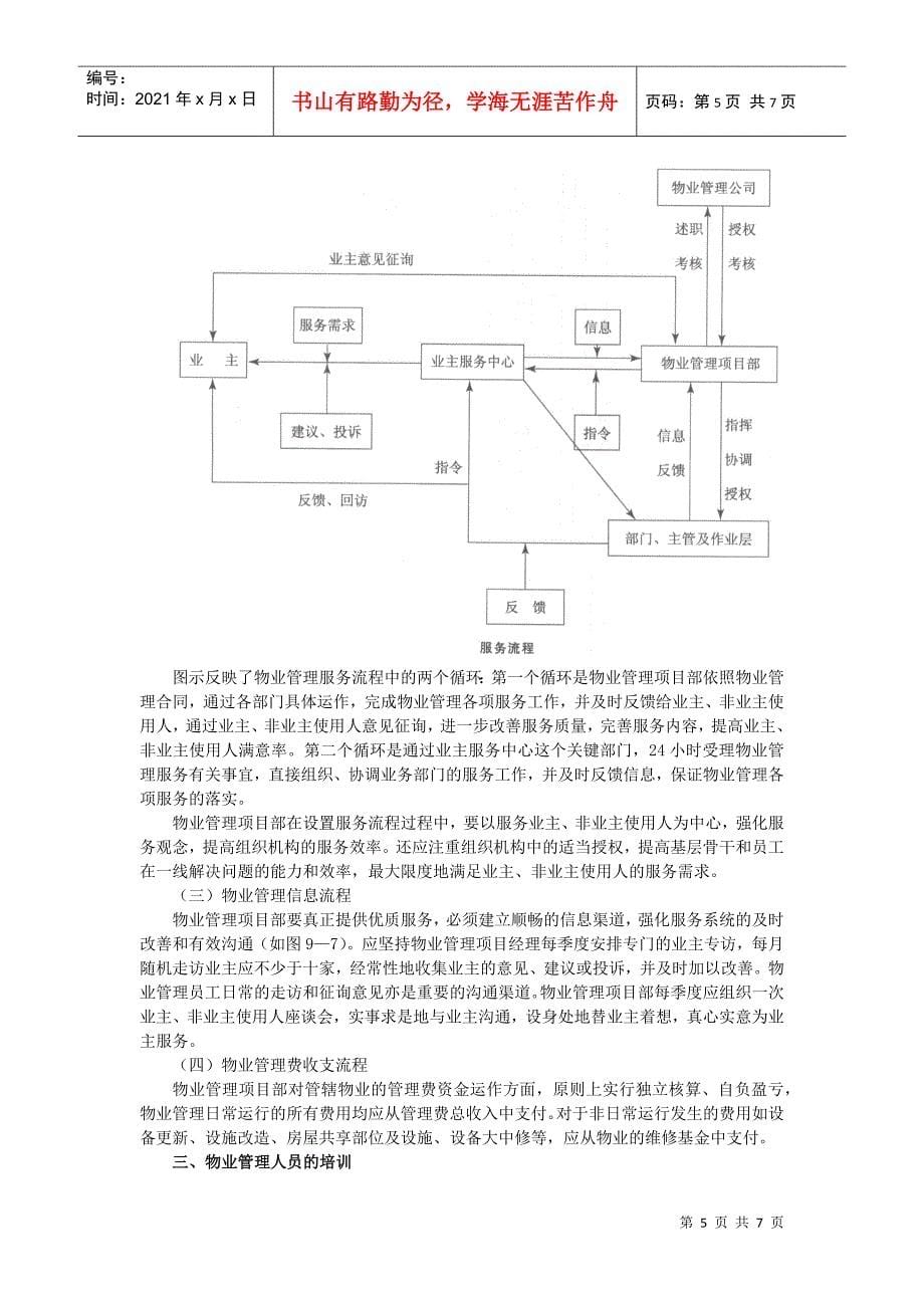 物业管理项目的动作讲义_第5页