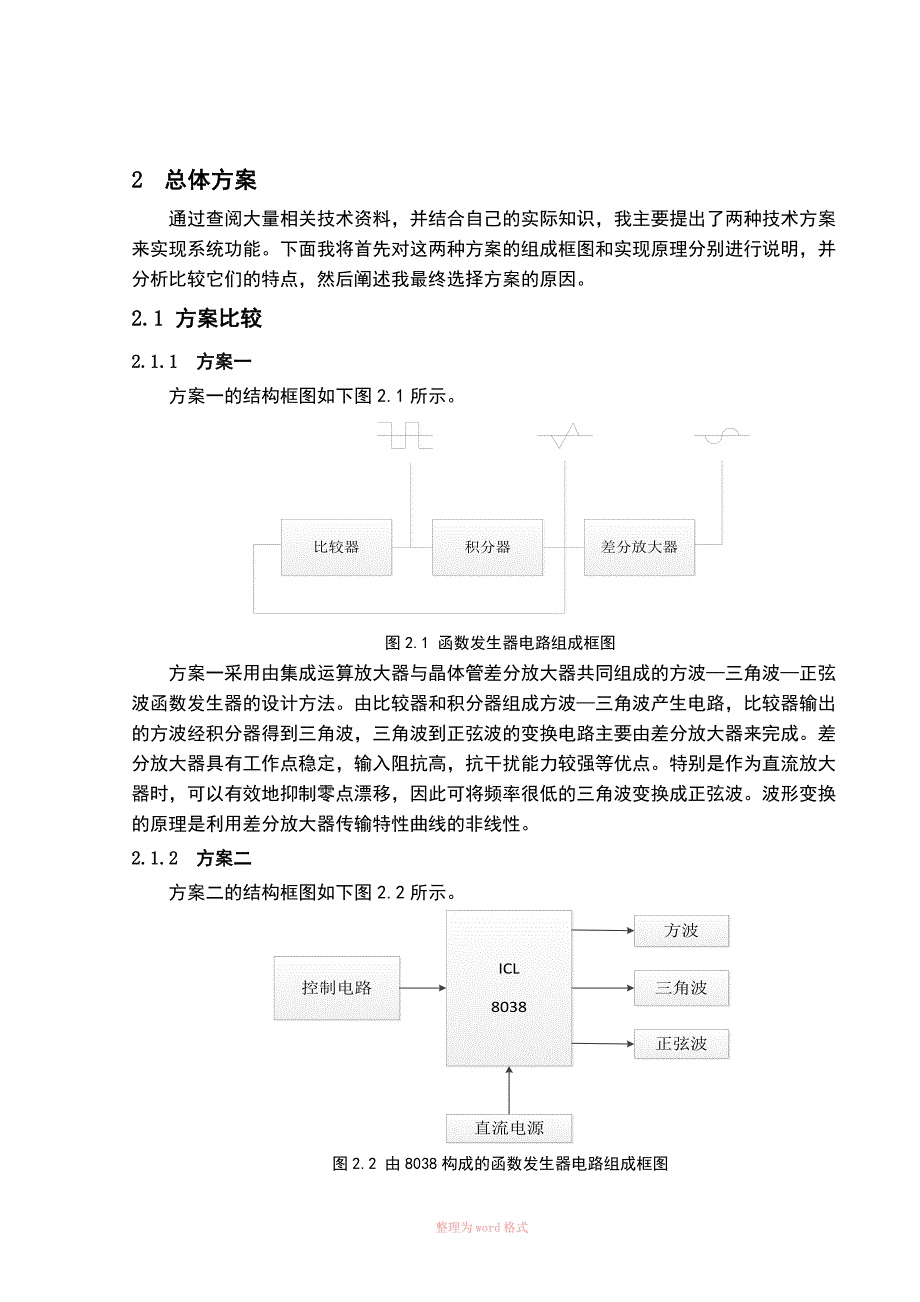 电子技术课程设计基于ICL8038的函数发生器_第4页