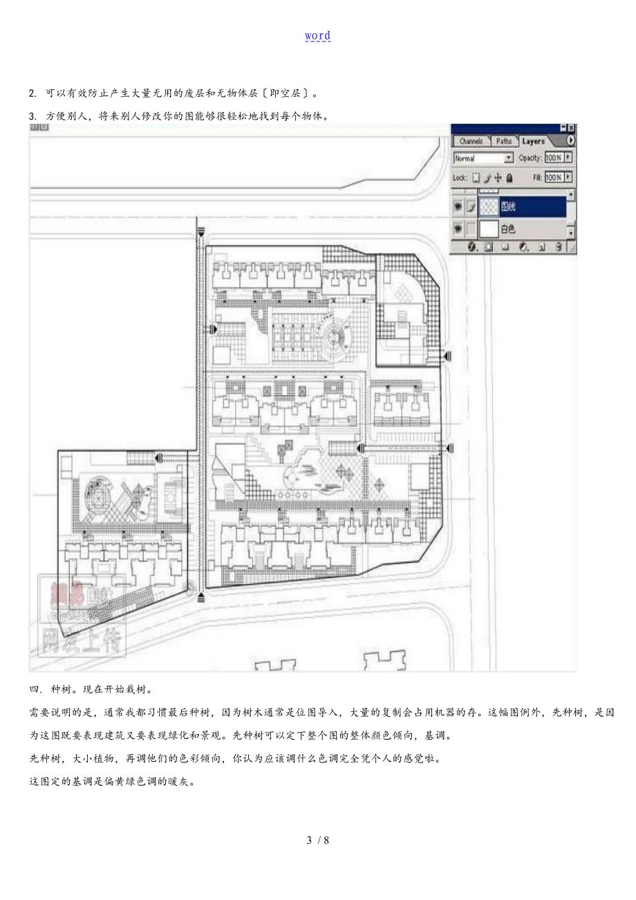 教你做总平面效果图_第3页