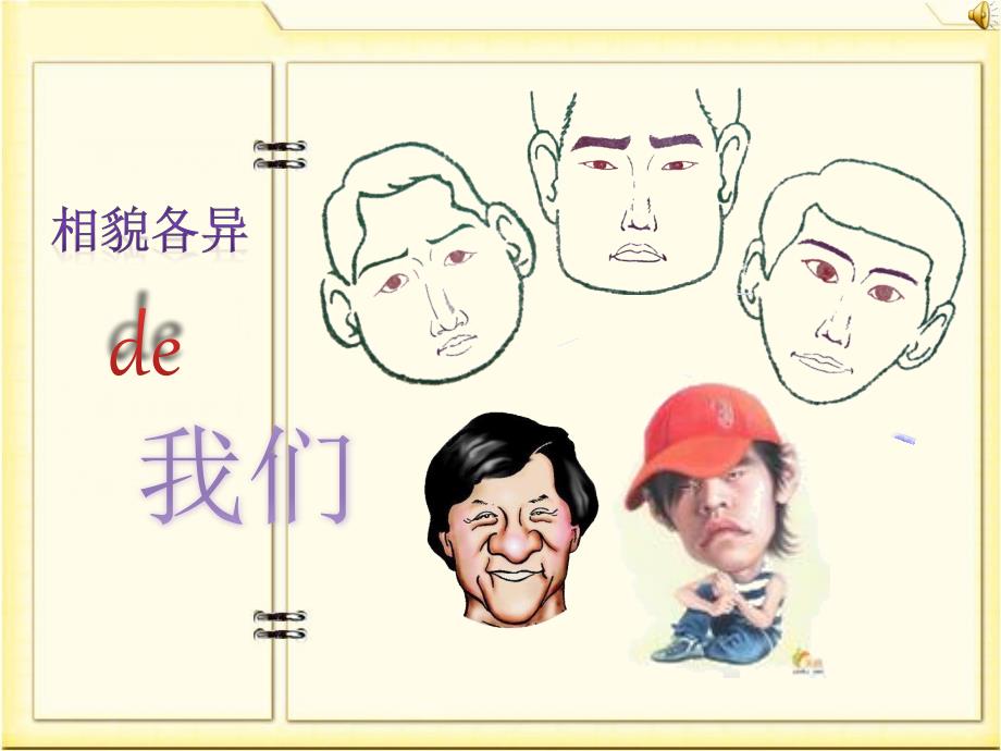 5相貌各异的我们教学课件_第1页