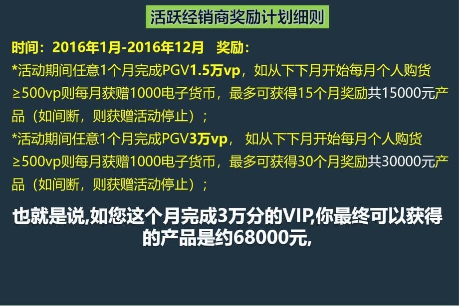 嘉康利与维亿阳光制度对比康宝莱与维亿阳光制度对比.ppt_第5页