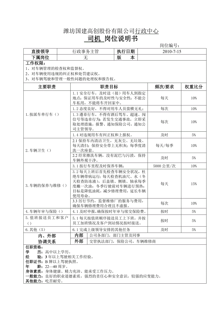 精品资料2022年收藏行政部门岗位职责8853697_第3页