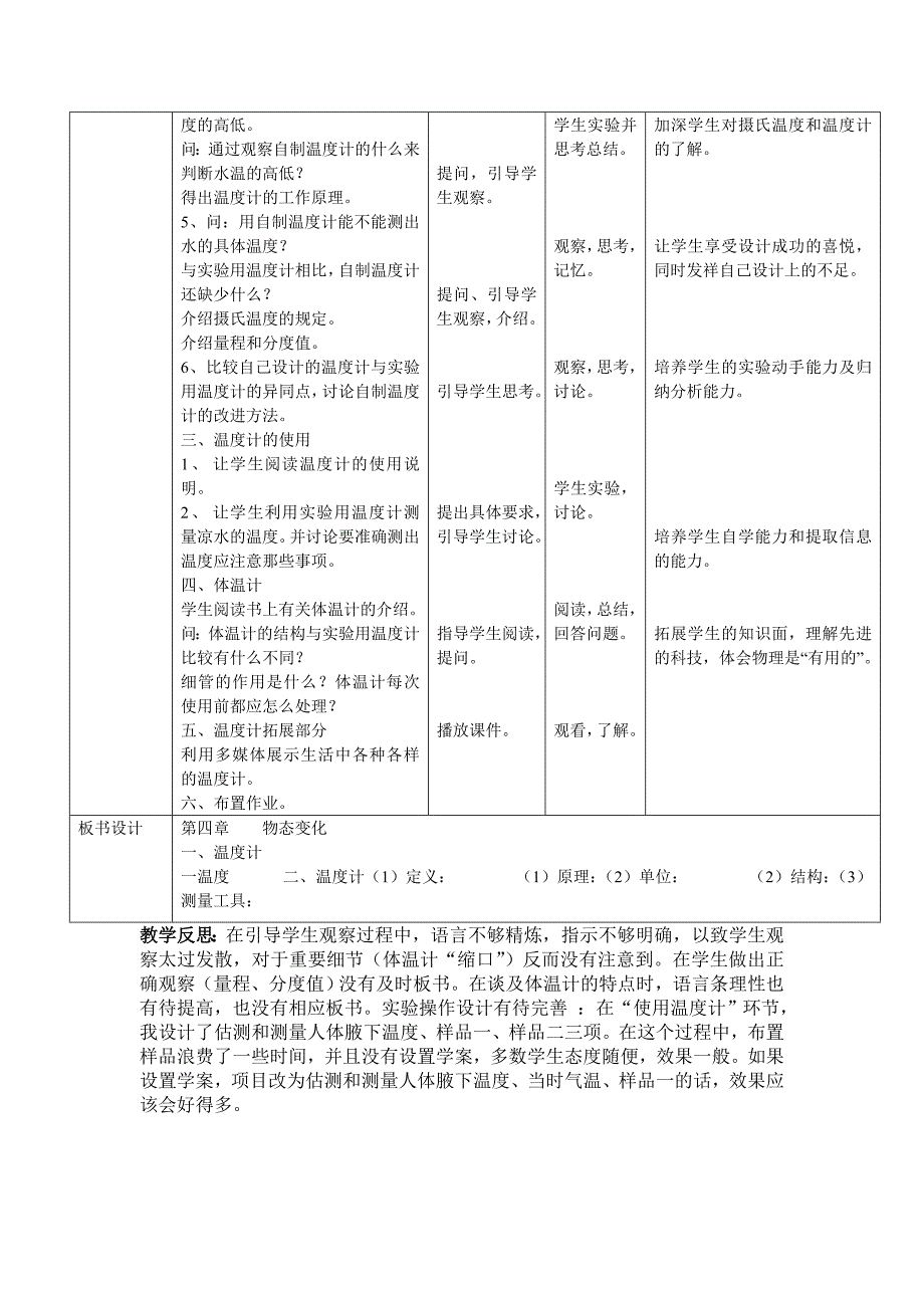 初中物理《温度》教学设计_第4页