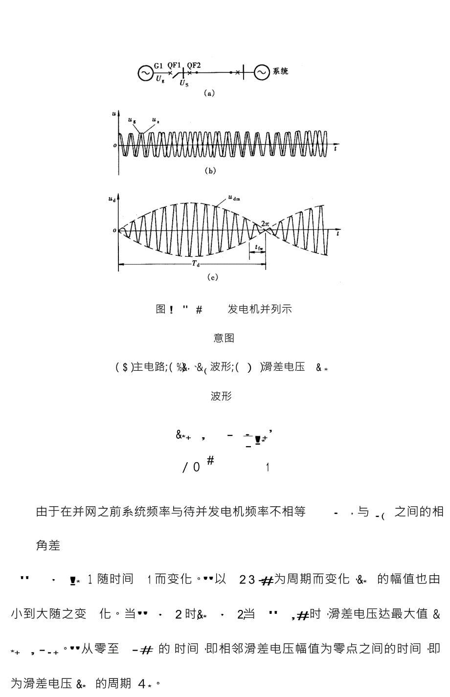 经典之-发电机同期并列原理详解_第5页