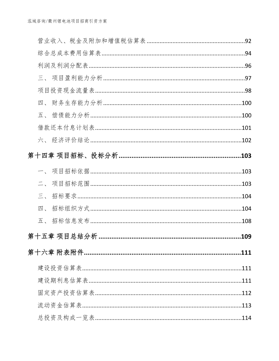 衢州锂电池项目招商引资方案模板范本_第5页