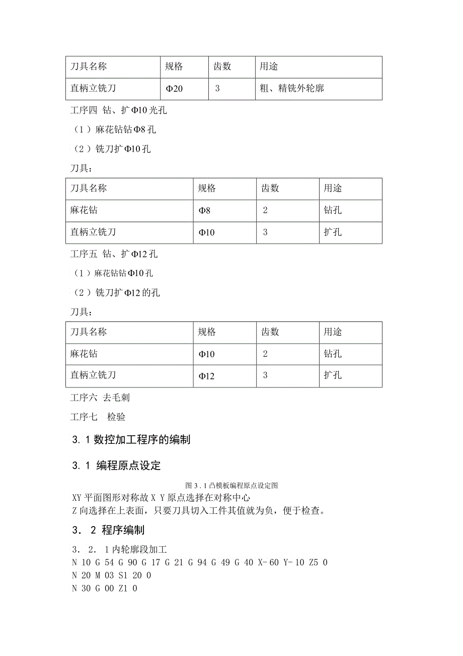 凸模板数控加工工艺设计_第4页