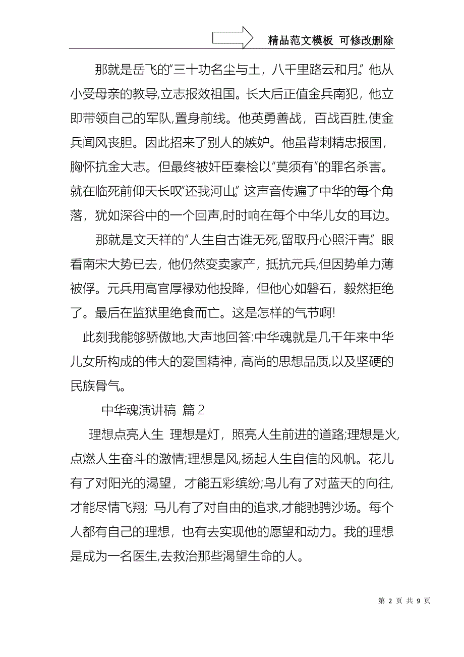 中华魂演讲稿模板五篇1_第2页