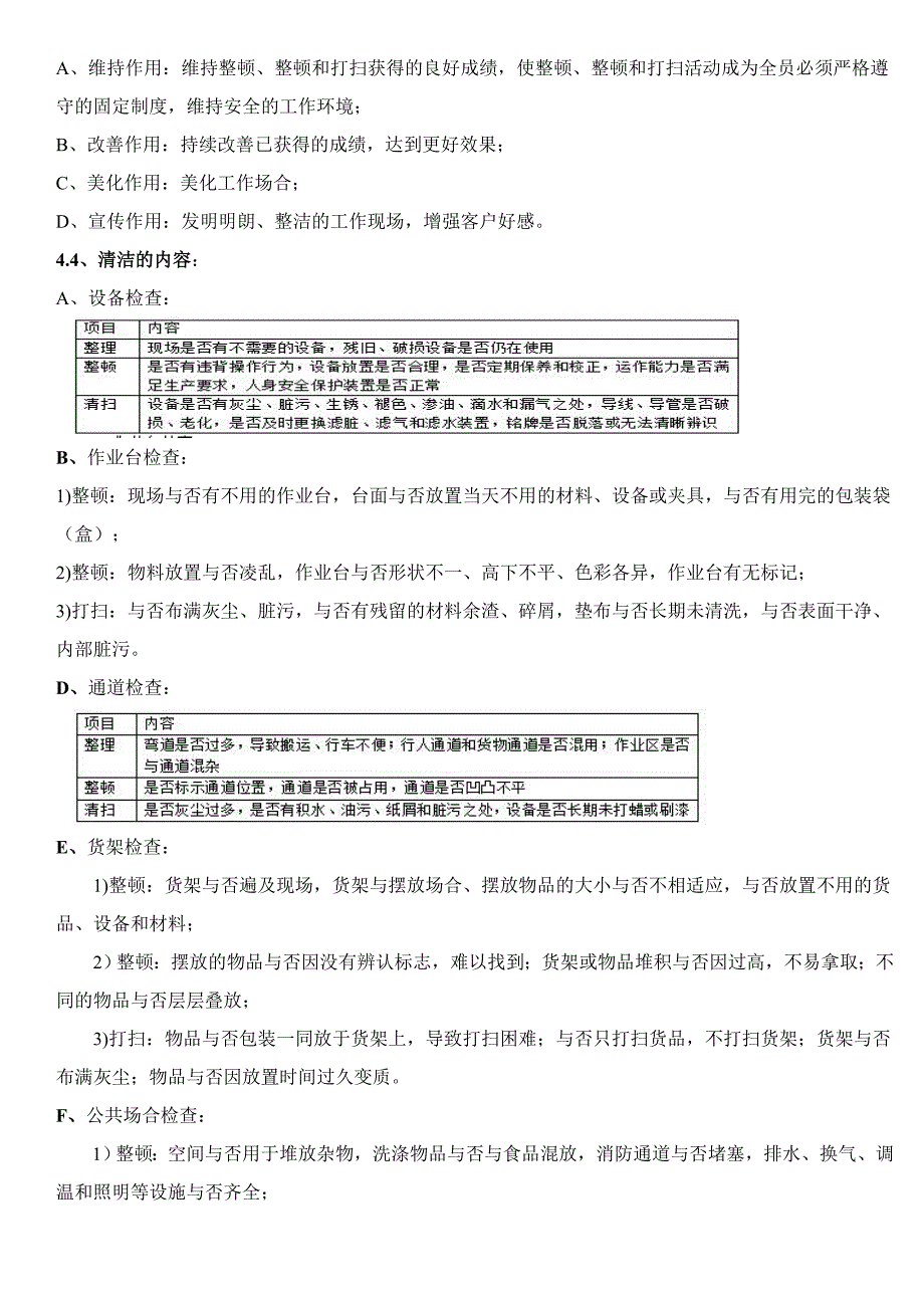 七S管理内容整理活动_第4页