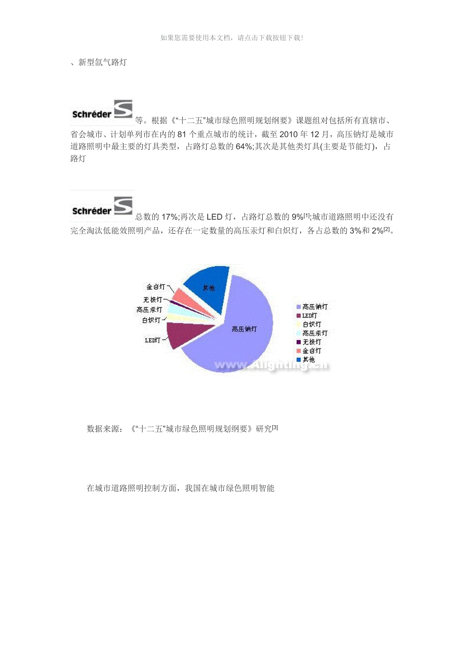 城市照明行业发展现状及前景分析Word版_第4页