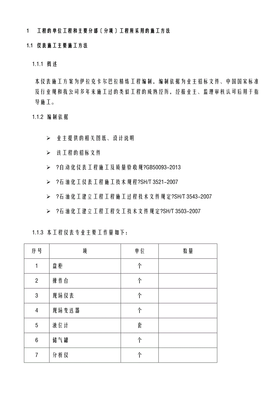 自动化仪表施工组织设计及对策_第1页