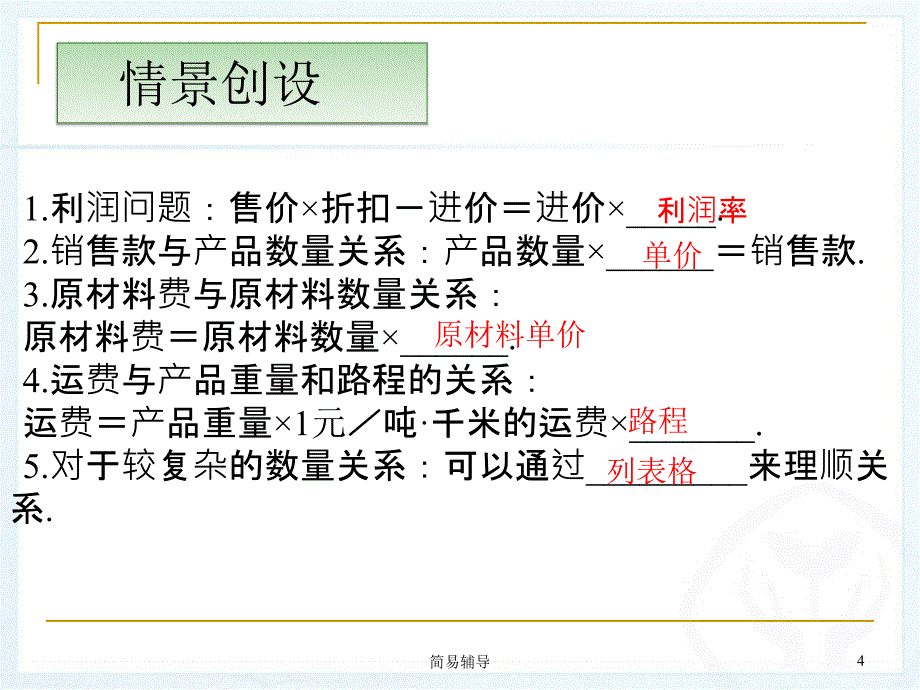 二元一次方程组与实际应用问题【优选课堂】_第4页