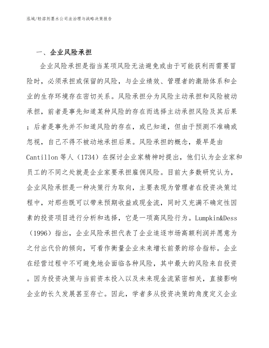 轻溶剂墨水公司法治理与战略决策报告_参考_第3页