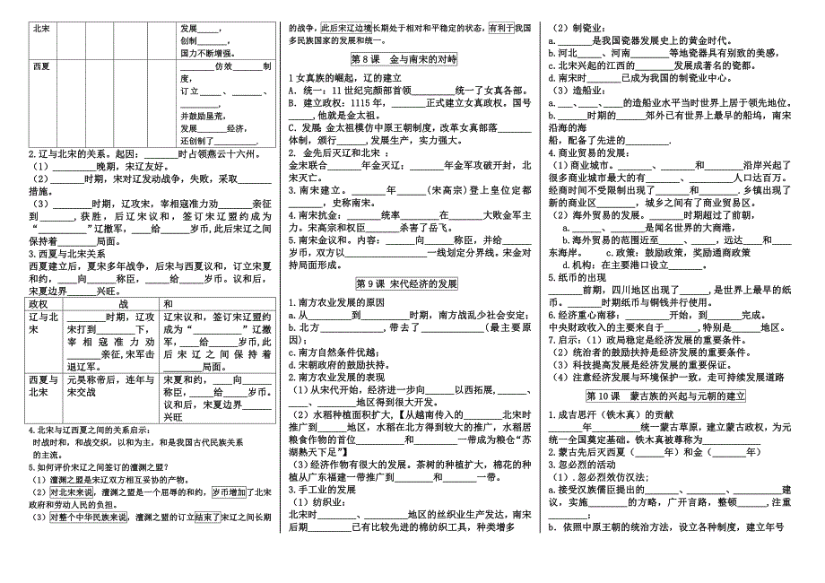 初一下册第2单元预习提纲(1)_第2页