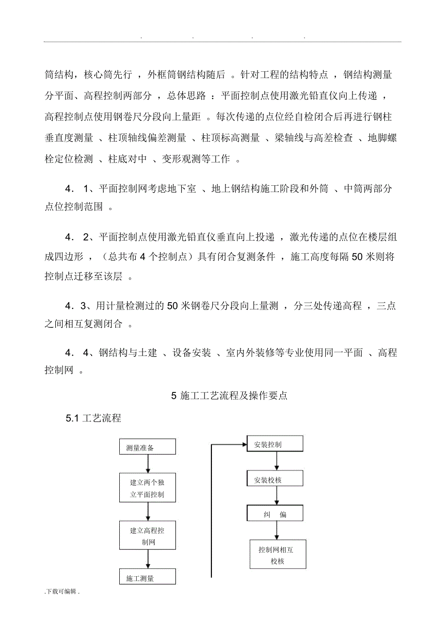 高层钢筋结构施工测量工法_第2页