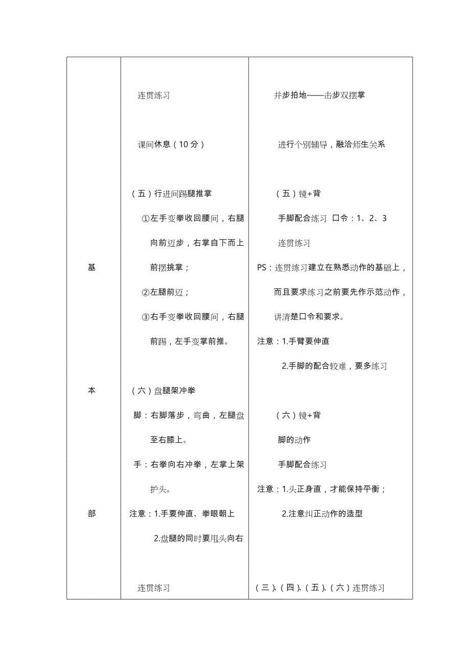 中学武术校本课程与教(学)案_第5页