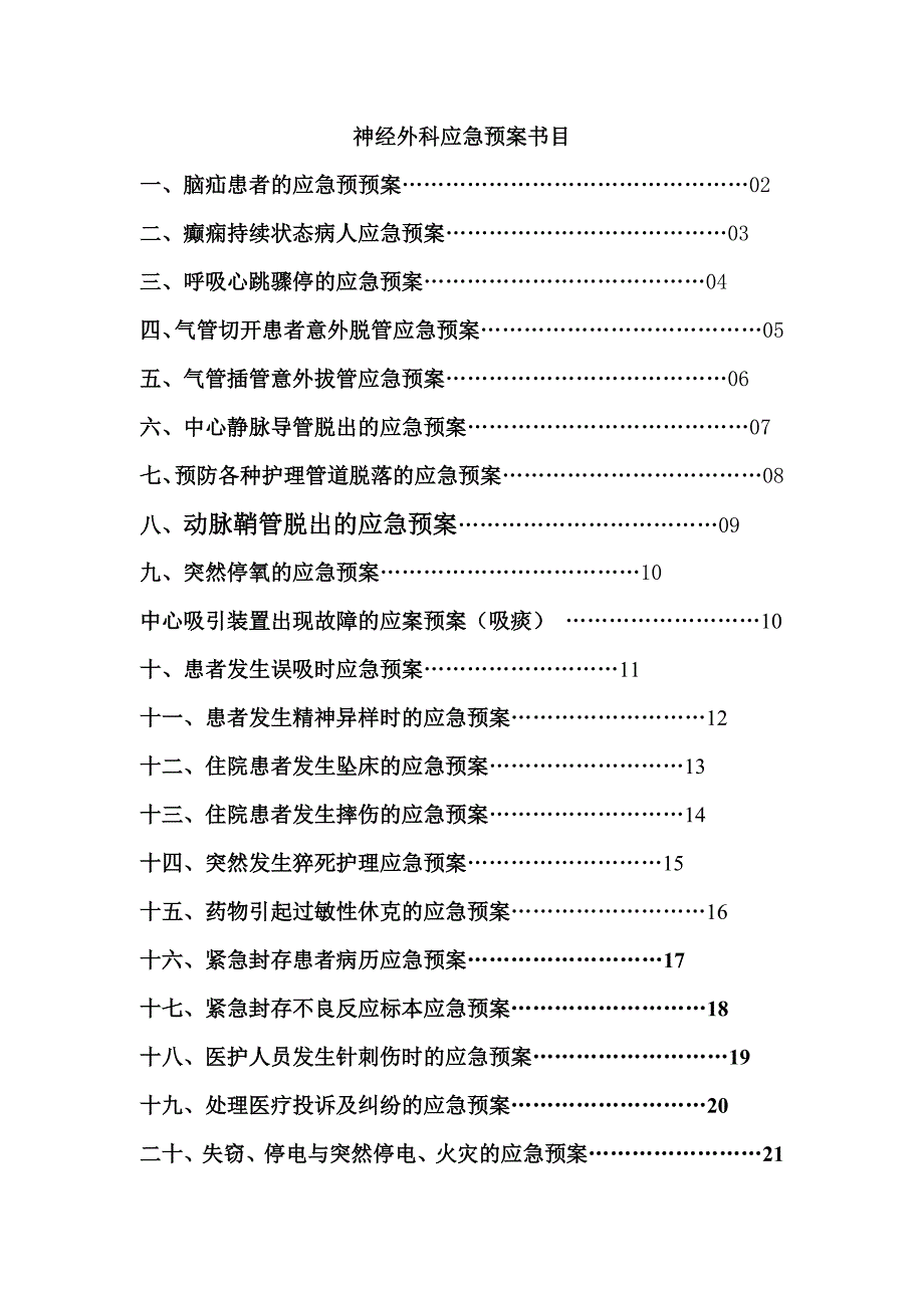 神经外科应急预案_第1页