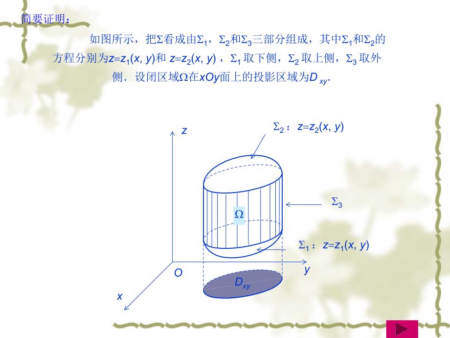 高斯公式的内容及其证明_第3页