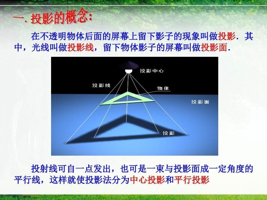 121中心投影与平行投影122空间几何体的三视图4_第5页