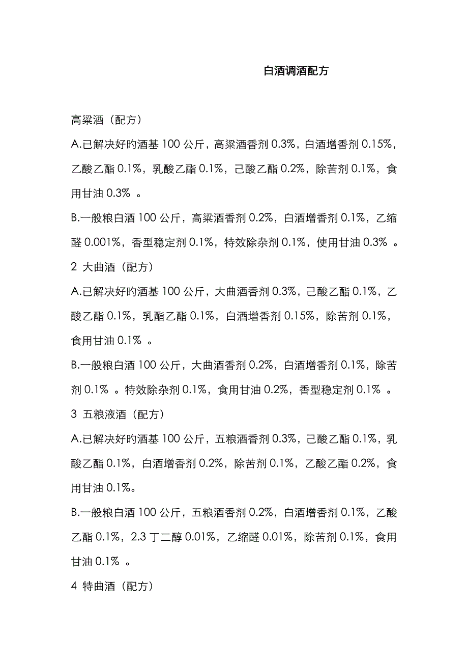 白酒调酒配方_第1页