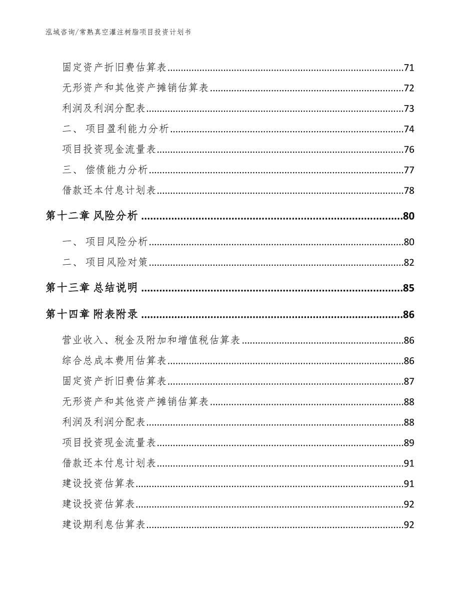 常熟真空灌注树脂项目投资计划书_第5页