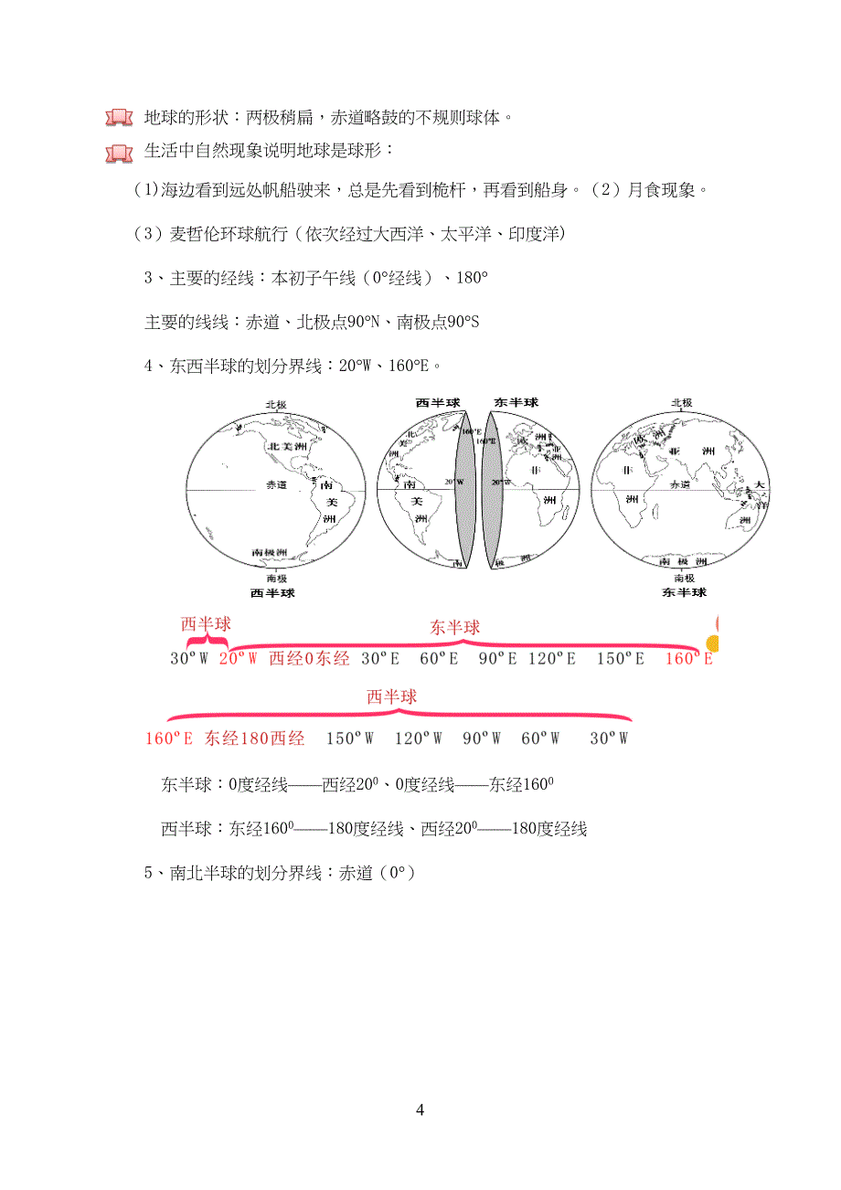 沪教版六年级地理(上)知识点_第4页