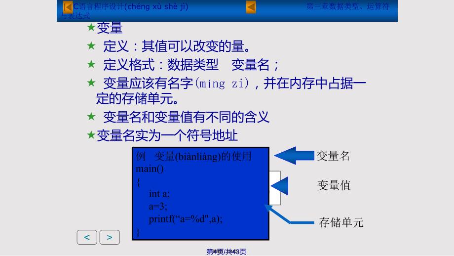 C程序设计第三谭浩强著实用教案_第4页