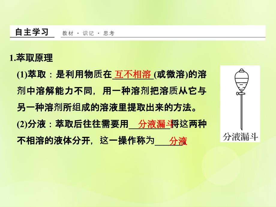 （浙江专用）2018年高中化学 专题1 物质的分离与提纯 课题一 海带中碘元素的分离及检验课件 苏教版选修6_第2页