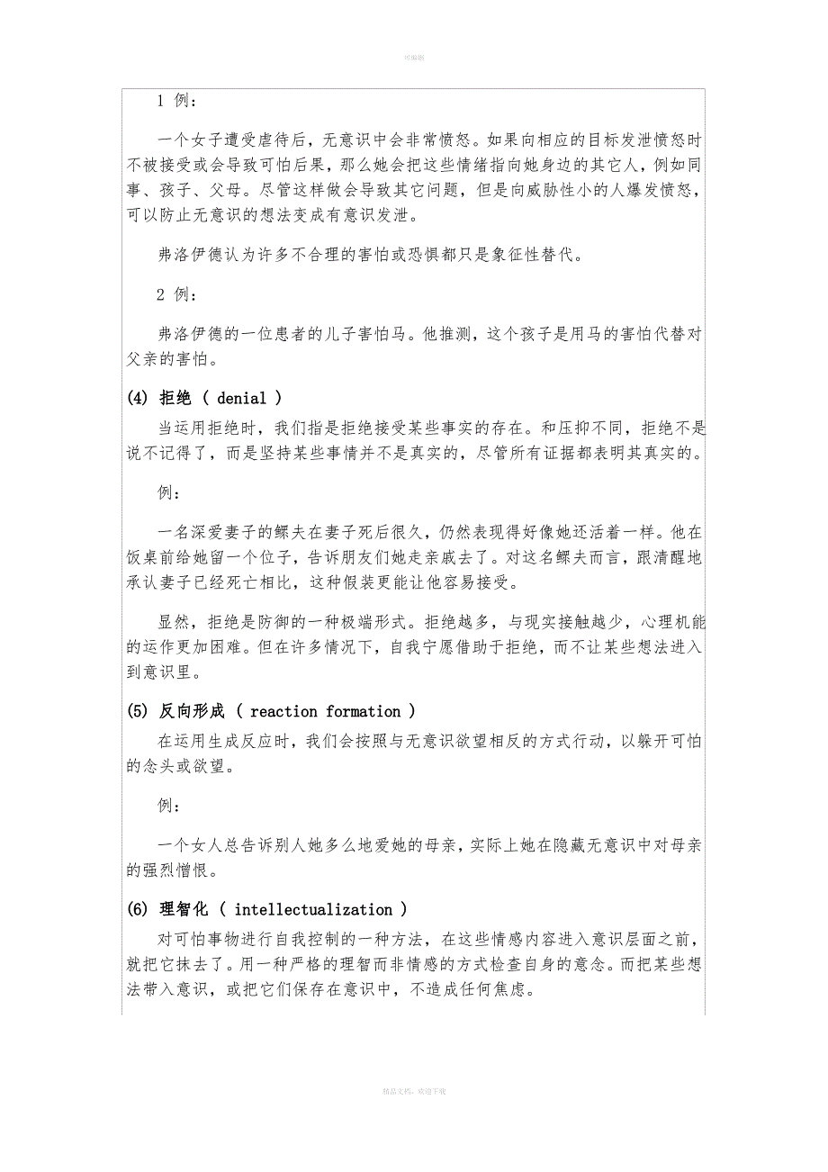 浅谈精神分析中的防御机制_第2页