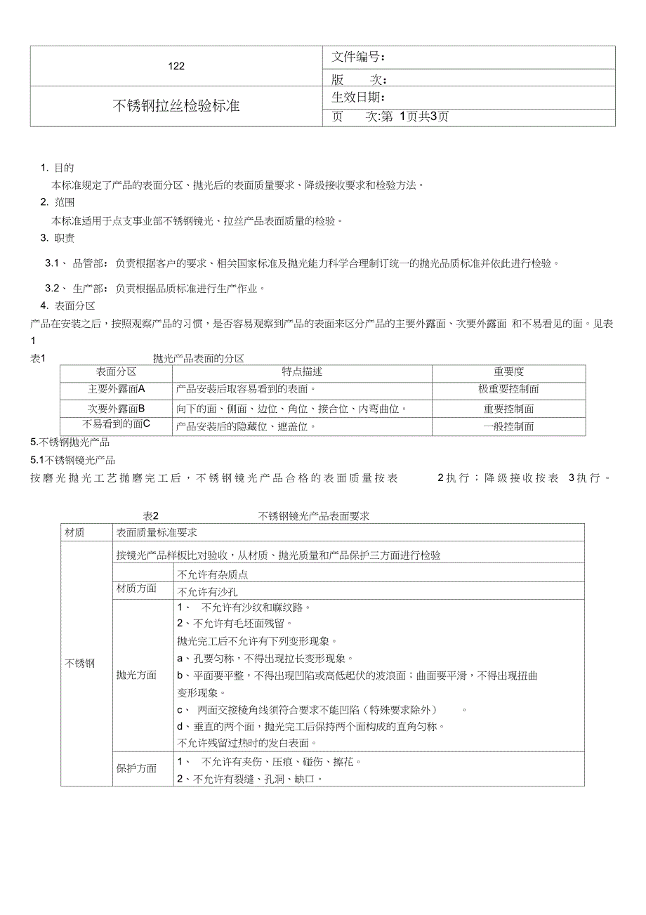 不锈钢验收标准_第1页