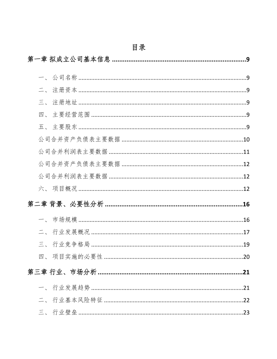 河南关于成立塑料薄膜公司可行性研究报告(DOC 84页)_第2页