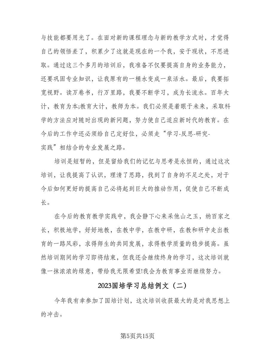 2023国培学习总结例文（三篇）.doc_第5页