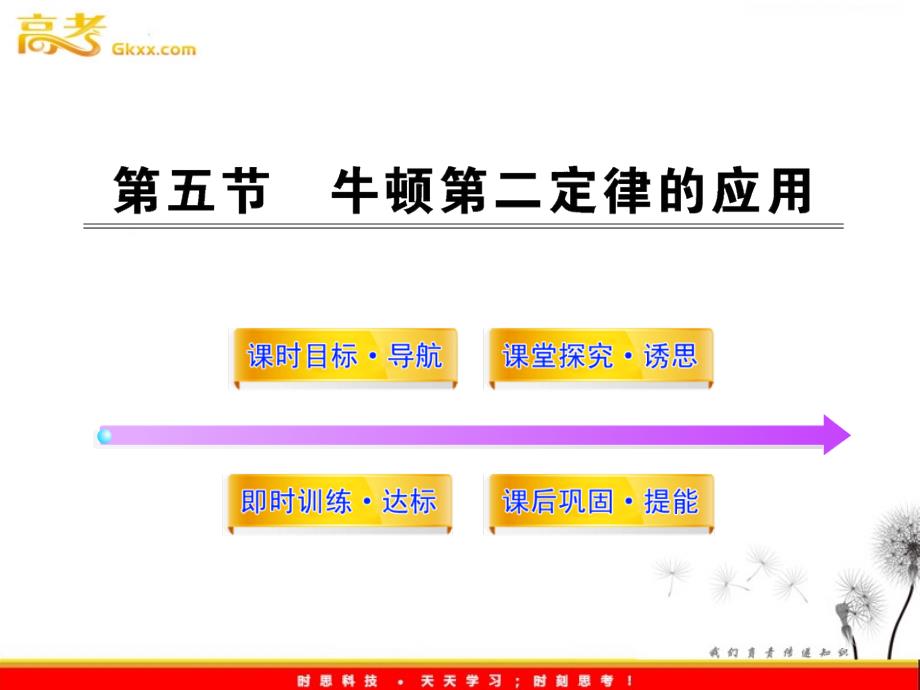 高一物理课件（广东专用）：4.5《牛顿第二定律的应用》（粤教必修一）_第2页