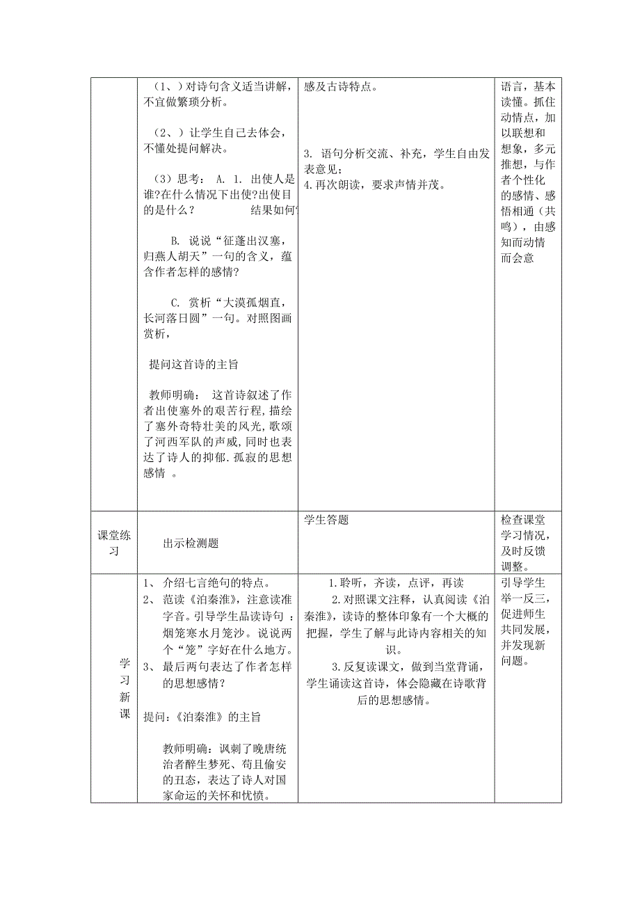 广西中峰乡育才中学九年级语文上册24诗词五首教案语文版_第2页