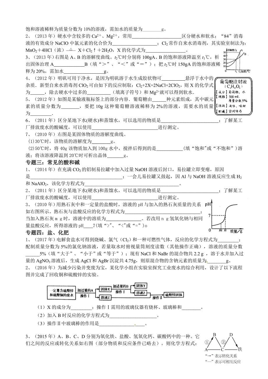 河南中考填空题分析及专练_第5页