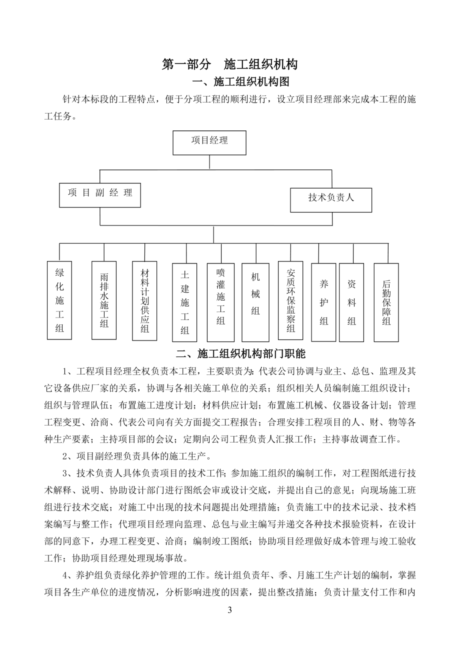 园林绿化施工组织设计方案范本DOC94页_第3页