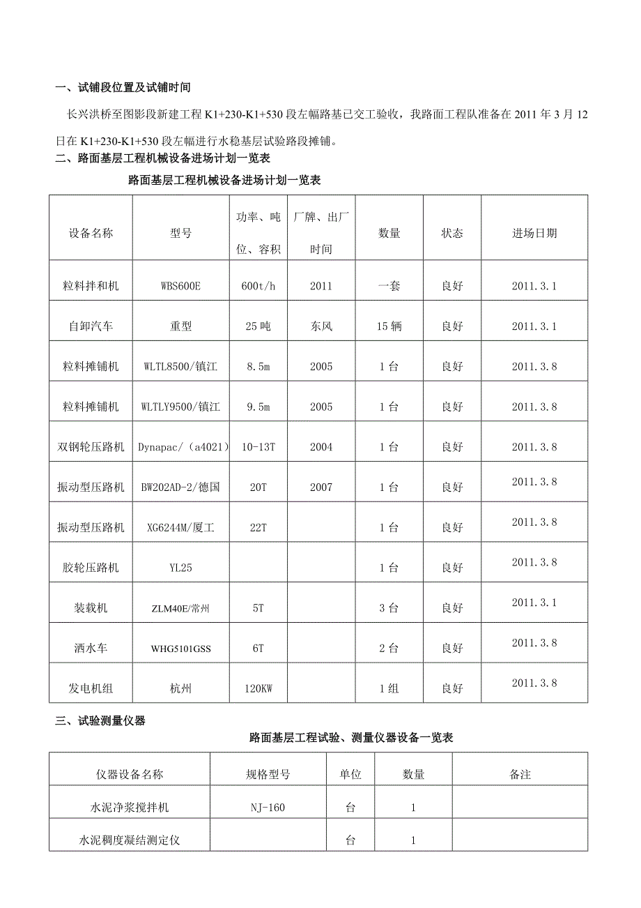 洪图线改建工程试铺段施工方案_第3页