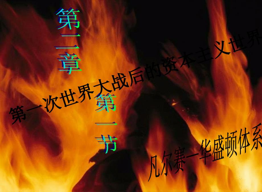 九年级历史“凡尔赛——华盛顿”体系的建立 ppt_第1页