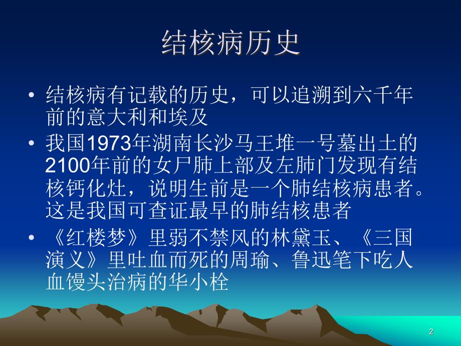 肺结核知识讲座PPT幻灯片课件_第2页