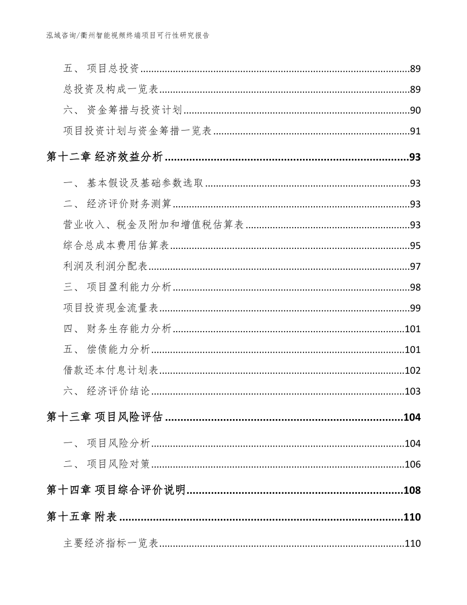 衢州智能视频终端项目可行性研究报告范文_第4页